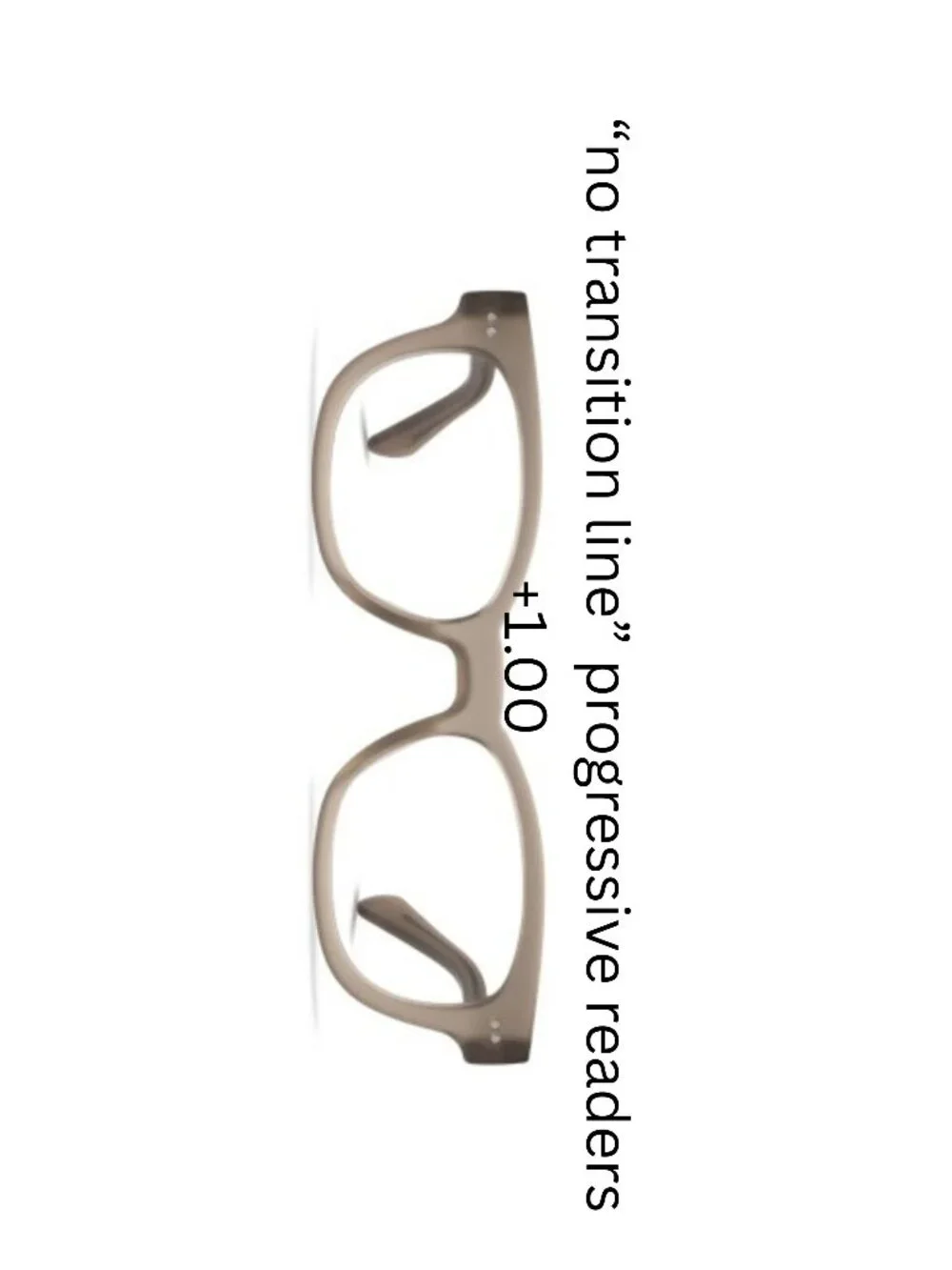 LOOK OPTIC | NWT NIB Progressive Readers Taupe Keaton Progressives Style +1.00